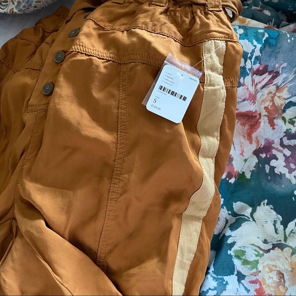 NWT orange free people utility pants - Picture 3 of 9